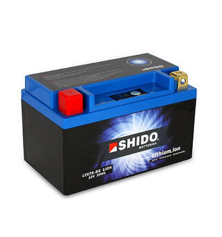 Shido LTX7A-BS Lithium - 12V ATV/MC/Snøscooter Batteri 12V, 2.4Ah, 30Wh, 150x87x93